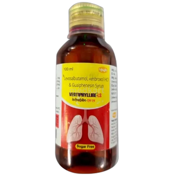 ventiphylline ls syrup 100 ml